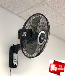 Spt 16 Wall Mount Fan With Remote Control
