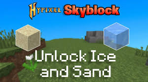 how to collect ice hypixel skyblock
