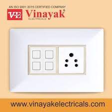 White Polycarbonate Viza Modular Switch