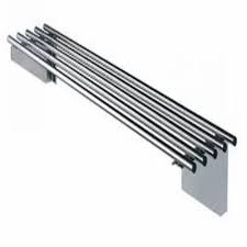 Chrome Stainless Steel Pipe Wall Shelf