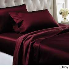 Bed Sheets Bed Sheet Sets Satin Bedding
