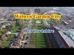 welwyn garden city by the drone