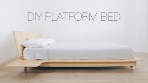 Step by step, less than $50 to put an end to your box spring squeak forever. Diy Platform Bed With Build In Nightstands Modern Builds Youtube