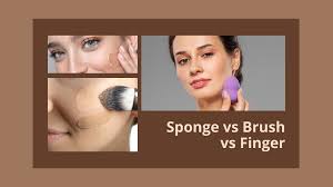 apply foundation with a sponge brush