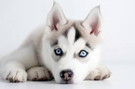 adorable little siberian husky puppy