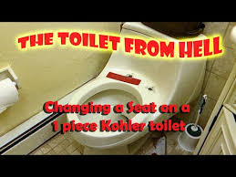 A Kohler One Piece Toilet