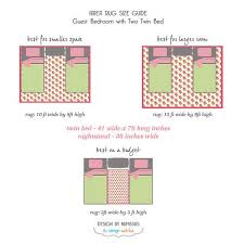 Area Rug Size Guide Guest Bedroom Two