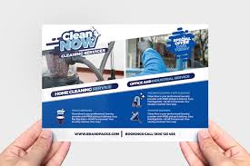 cleaning service flyer template in psd
