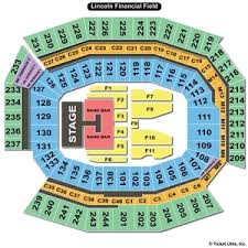 Right The Lincoln Financial Field Seating Chart Section 104