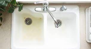 How To Clean A White Enamel Sink To