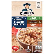 quaker instant oatmeal flavor variety