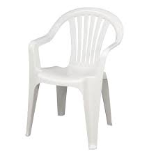 Stackable Caymen Resin Chair White