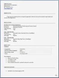 RESUME FORMAT           free to download word templates