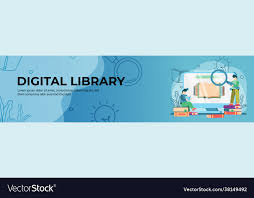 digital library web banner design