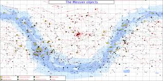 An All Sky Map Showing The Distribution Of Messier Objects