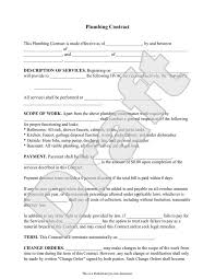 Plumbing Proposal Template Free Cover Letter Samples