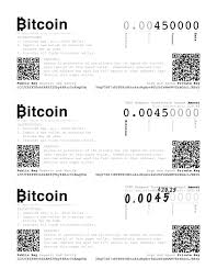 Every paper wallet is made up of a public address and a secret key. A Better Bitcoin Paper Wallet Bitcoin