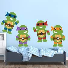 Kids Wall Sticker Kit Ninja Turtles