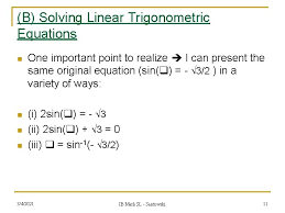 lesson 41 trigonometric equations ib