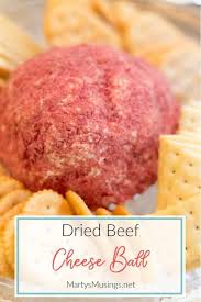 a holiday favorite that is perfect served year round this dried beef cheese ball is easy to make and always a crowd pleaser