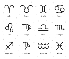 iconos de signo del zodiaco símbolos