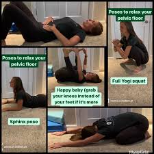 pelvic floor rescue poses to help with