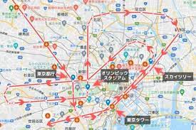 東京オリンピック ブルーインパルスの見える場所は？ ブルーインパルスが、五輪のシンボルマークである 「五つの輪」 を描くのは、 オリンピックスタジアムである新国立競技場 と発表されています。 H4qnzx 3z36jam