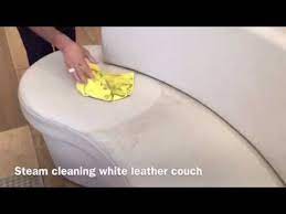 to clean white leather with baking soda
