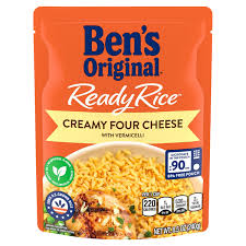 90 second ready rice creamy four cheese