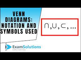 venn diagrams notation and symbols