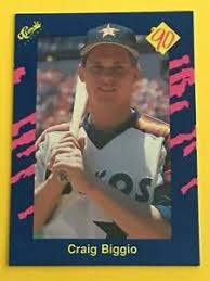 He and his wife, patty, make their offseason home in houston with their three children: 1990 Classic Blue Baseball Card 57 Craig Biggio Houston Astros Ebay