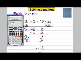 Solving Equations X On Both Sides