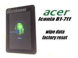 Acer has been quick out of the blocks with three new devi. Acer Iconia Tab B1 711 3g Factory Hard Reset Password Removal Ifixit Repair Guide