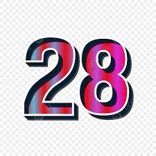 Number 28 PNG, Vector, PSD, and Clipart ...