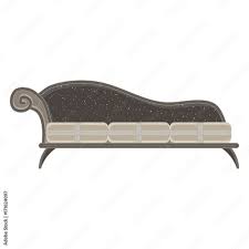 Vector Classic Sofa Icon Front View