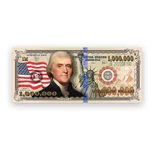 patriotic million dollar bill living