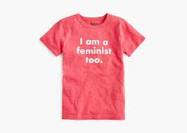 I Am A Feminist Too Prinkshop X J Crew Boys Tee