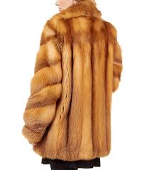 Women S Red Fox Fur Stroller Coat