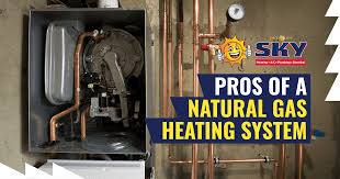 pros of a natural gas heating system