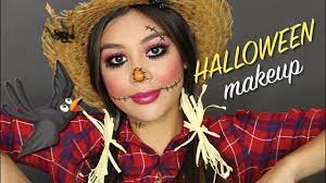 cute halloween scarecrow makeup