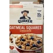 quaker cereal oatmeal squares