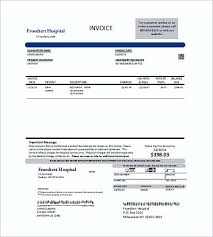Free Medical Billing Invoice Forms Invoice Template