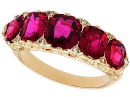 Art deco ruby, diamond, platinum ring, raymond yard. Victorian Ruby Ring For Sale Ac Silver
