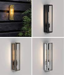 slim flush mounted exterior wall light