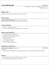 Resume Examples For Jobs With Little Experience College Student