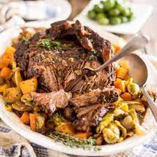 maple balsamic braised cross rib roast