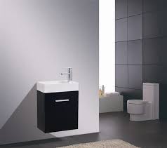 Black Wall Mount Modern Bathroom Vanity