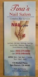 tina s nail salon 170 market pl san