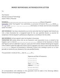 authorization letter to claim money