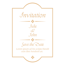 Wedding Invitation Badge 4 Transparent Png Svg Vector
